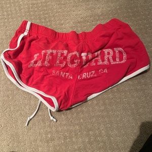 Life guard booty shorts